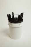 When finished sitting on The Original Bucket Stool™, flip it over to use as a lid on your bucket